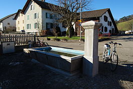 Fountain in Rebeuvelier village