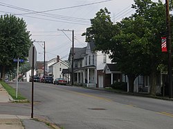 Shanksville's Main Street in July 2006