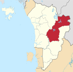 Location of Sik District in Kedah