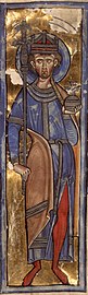 Martyr-King Oswald of Northumbria, King of Northumbria.