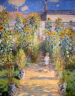 Claude Monet, The Artist's Garden at Vétheuil, 1880, National Gallery of Art, Washington D.C.