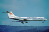 An Aeroflot Tupolev Tu-134A, similar to both aircraft involved in the accident, is seen at Zurich Airport in 1983