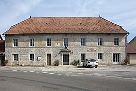 The town hall in Amancey