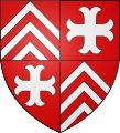 Coat of arms of the lords of Raville and of Septfontaine.
