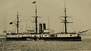 Battleship Riachuelo, 1885.