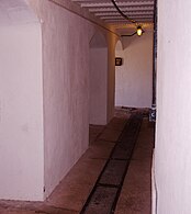 Hallway leading to torpedo storage room