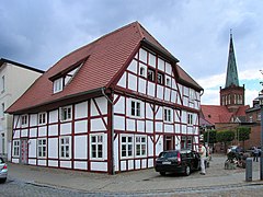 Timbered house at the market square