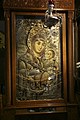 Icon of Mary and Jesus ("Mary of Bethleem") near the staircase to the Nativity Grotto
