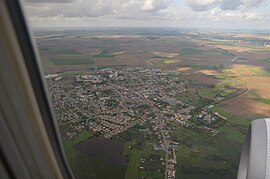An aerial view of Bresles