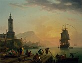 A Calm at a Mediterranean Port (1770-80s)