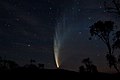Image 19 Comet McNaught Photo credit: Fir0002 Comet C/2006 P1 (McNaught), as seen from Swifts Creek, Victoria, Australia. This non-periodic comet, the brightest in over 40 years, was discovered on August 7, 2006 by British-Australian astronomer Robert H. McNaught. It was first visible in the northern hemisphere, reaching perihelion on January 12, 2007 at a distance of 0.17 AU. More selected pictures