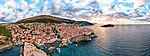 Dubrovnik am Morgen aus der Luft