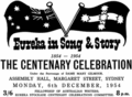 Eureka Stockade 100th anniversary handbill