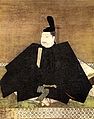 English: Portrait of Fujiwara no Mitsuyoshi by same author, third part of polyptich.