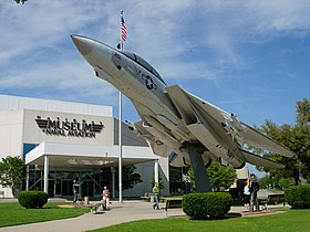 F-14A Tomcat in front of the National Naval Aviation Museum