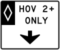 R3-14b HOV lane operation (overhead)