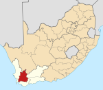 Cape Winelands District within South Africa