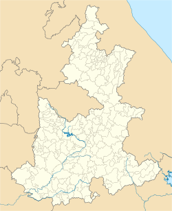 Zapotitlán is located in Puebla (state)