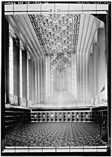 Four-story high grand lobby of the Paramount Theatre, Oakland (1932)