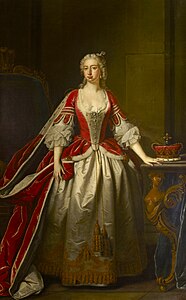 Augusta, Princess of Wales, 1750