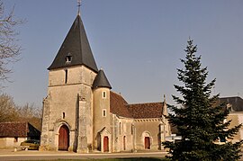 The church of Saint-Hilaire, in Saint-Hilaire-sur-Benaize