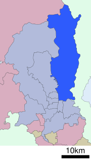 Location of Sakyō-ku in Kyoto
