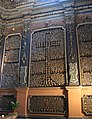 One wall of the ossuary