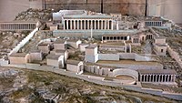Model of the processional way at Ancient Delphi, without much of the statuary shown.[92]