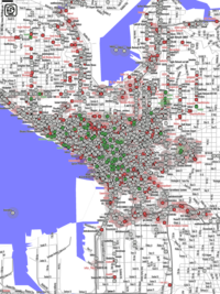 Map of Seattle's Wi-Fi nodes