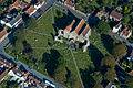 The Parish Church of St Thomas the Martyr – aerial view