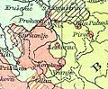 Ethnic composition of Toplica/Morava regions with post-1878 borders by the Andrees Allgemeiner Handatlas (1881)