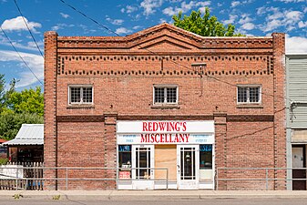 Old building in downtown Wallowa