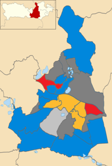 Wokingham UK local election 2018 map