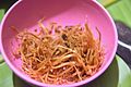 Guchi chae: fried, pickled roots of a certain type of onion