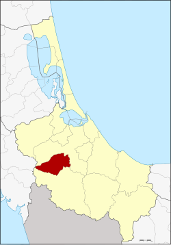 Karte von Songkhla, Thailand, mit Khlong Hoi Khong