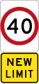 New 40 km/h Speed Limit (used in Victoria)