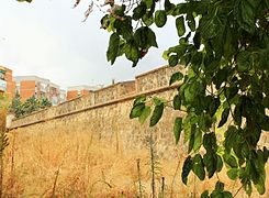 Southern curtain wall and bartizan in the background