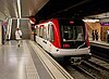 Barcelona Metro 9000 Series at Para-lel Station