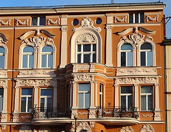 Detail of the facade ornament