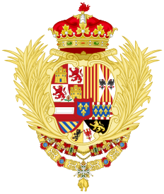 Coat of arms as Infante of Spain[2]