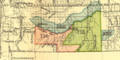 Crow Indian Reservation, 1891 (area 715). Area 714 ceded. Approved 1892. (Area 658 is the Northern Cheyenne Indian Reservation in old Crow territory.)
