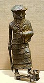Four-faced god, Ishchali, Isin-Larsa to Old Babylonia periods, 2000–1600 BC, bronze - Oriental Institute Museum, University of Chicago