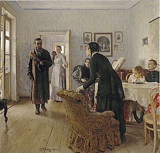 They Did Not Expect Him, Tretyakov Gallery (1884–1888)