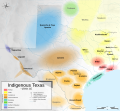 Image 10Territories of some Native American tribes in Texas ~1500CE (from History of Texas)