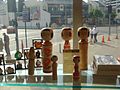 Kokeshi at the shop inside the museum