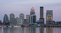 Louisville, the largest city in Kentucky