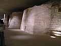 Remains of the Louvre's basement level, restored and opened to the public in the 1980s