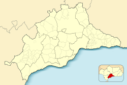 Benamocarra is located in Province of Málaga