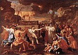 The Adoration of the Golden Calf, 1633–1634, National Gallery, London