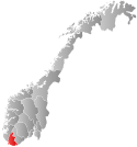 Vest-Agder within Norway